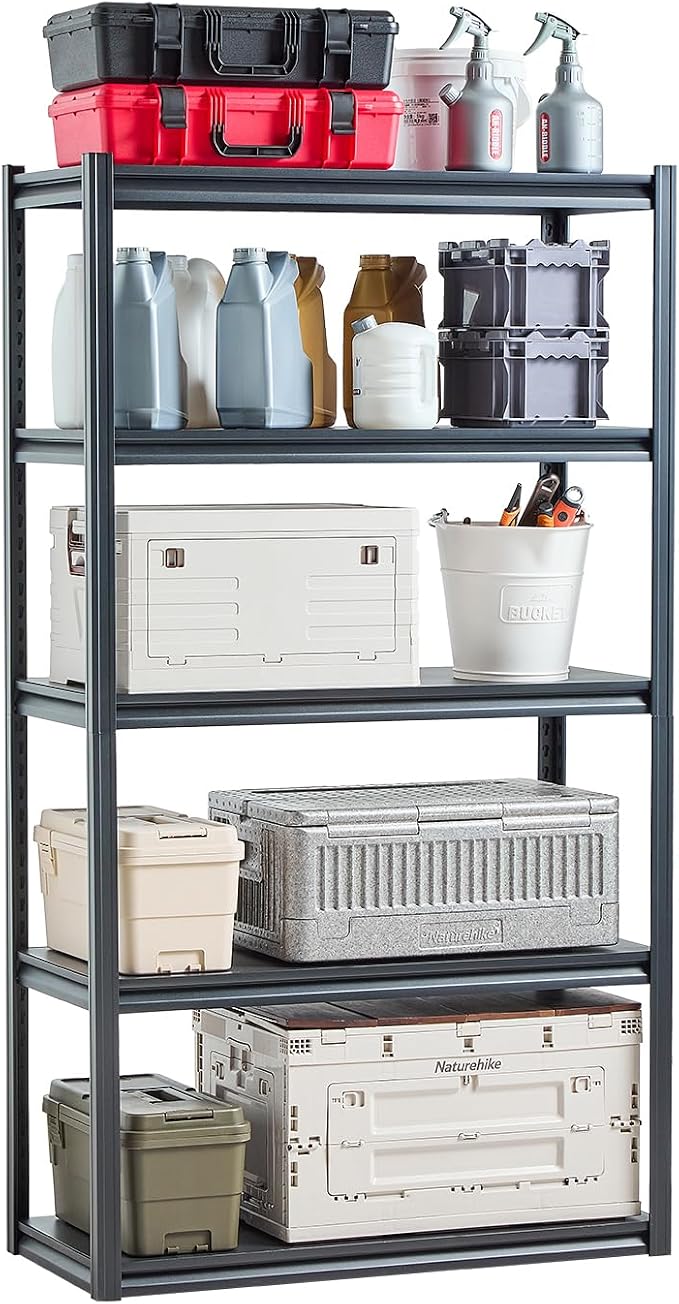 VEVOR Storage Shelves, 2000 lbs, 5 Tier Garage Storage Shelving by VEVOR