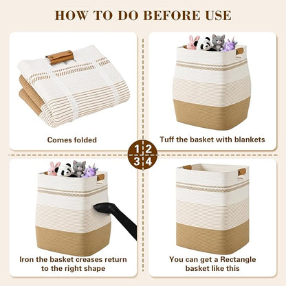 Laundry Hamper, 85L Tall Laundry Basket - Image 9
