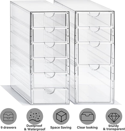 Prsildan Acrylic Drawer Makeup Organizer - Image 5