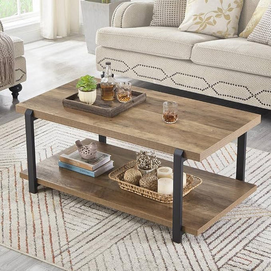 FOLUBAN Industrial Coffee Table by FOLUBAN