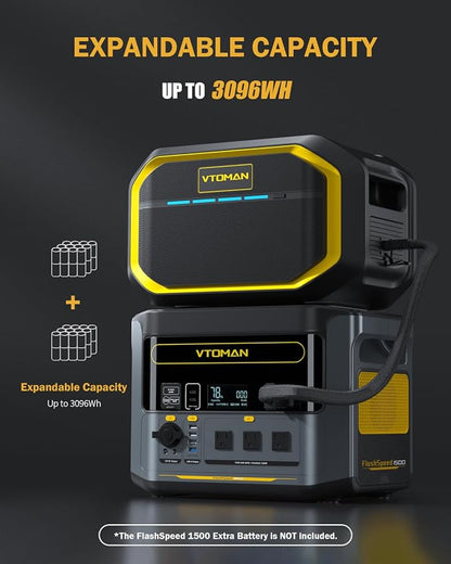 VTOMAN 3096Wh Portable Power Station Bundle - Image 2