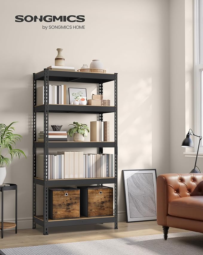 SONGMICS 5-Tier Storage Shelves, Load 2310 lb, Garage Storage, Boltless Assembly - Image 3