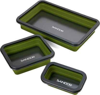 Collapsible Magnetic Parts Tray Set by SANDOR
