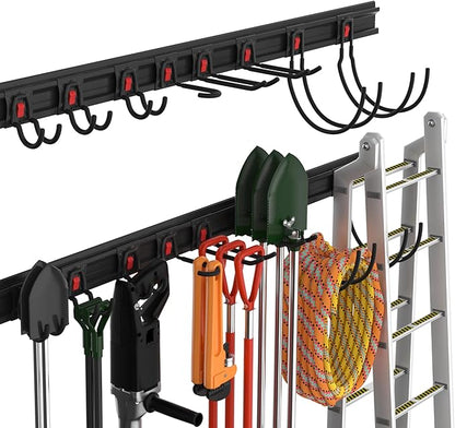 WORKPRO Garage Tool Organizer Wall Mount, Garage Organization Garden Tool Rack by WORKPRO