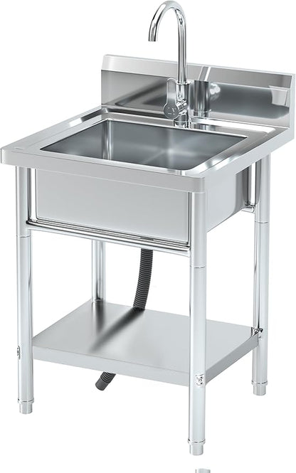 20''Stainless Steel Utility Sink by Unknown