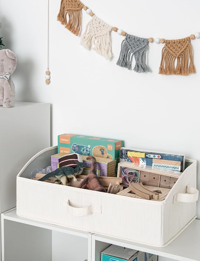StorageWorks Closet Storage Bins, Trapezoid Organizer Box - Image 4