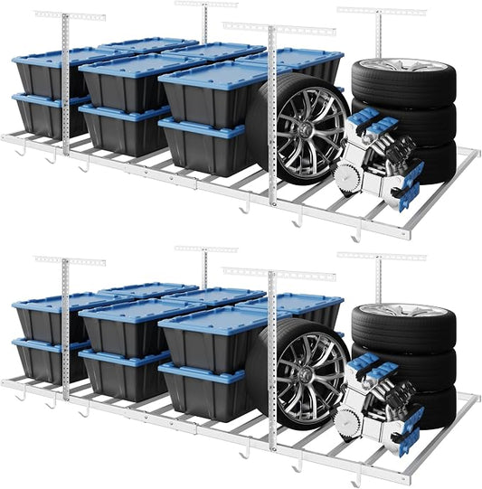 FLEXIMOUNTS 4x8 Overhead Garage Storage Rack by FLEXIMOUNTS