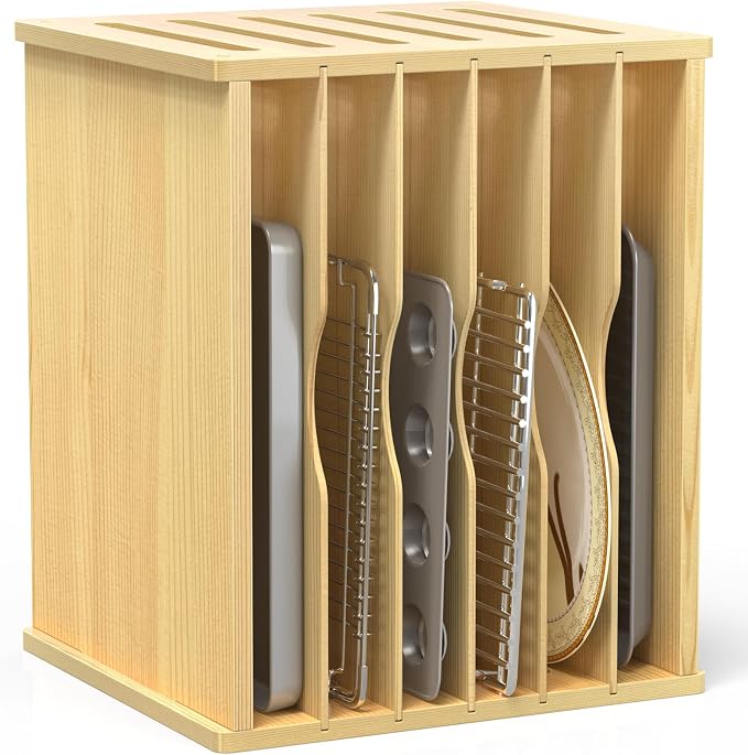 7 Tier Large Size Wooden Tray Dividers by sandpaint