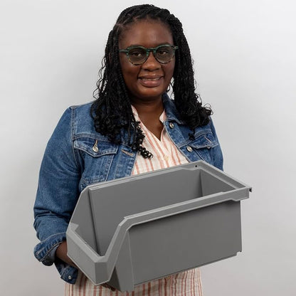 Large Plastic Containers for Organizing and Storage Bins for Closet, or Pantry - Image 2