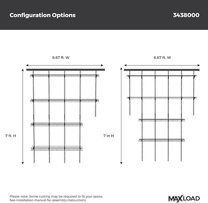 ClosetMaid MaxLoad Heavy Duty Wall Shelf Kit - Image 4