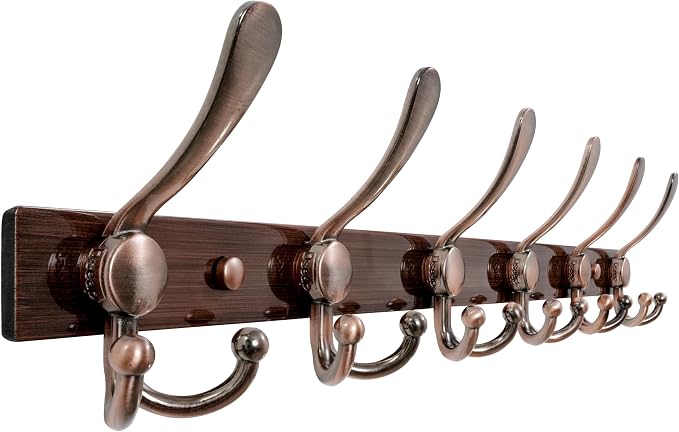 Dseap Coat Rack Wall Mount 2.0 Pro: 24” Long, 3X Tougher, Heavy Duty Stainless by Dseap