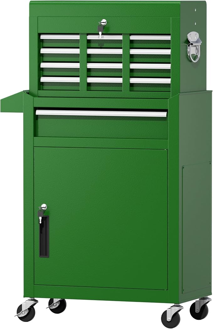 Greenvelly Tool Chest, 5-Drawer Rolling Tool Chest by Greenvelly