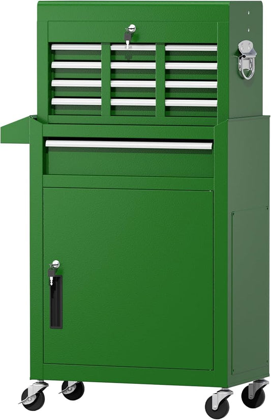 Greenvelly Tool Chest, 5-Drawer Rolling Tool Chest by Greenvelly