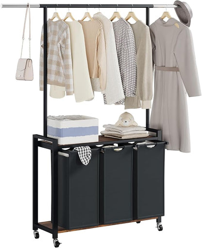 GarveeHome Rolling Laundry Cart - Image 3