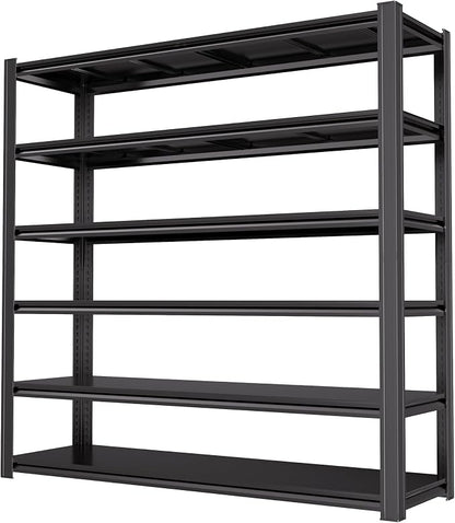 84“H 6T Garage Shelving Heavy Duty Storage Shelves 3500 LBS Adjustable Metal by LIJIUHOME