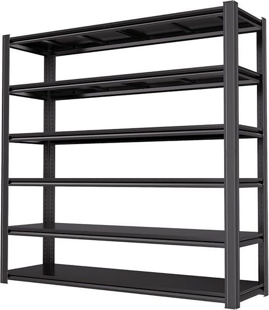 84“H 6T Garage Shelving Heavy Duty Storage Shelves 3500 LBS Adjustable Metal by LIJIUHOME