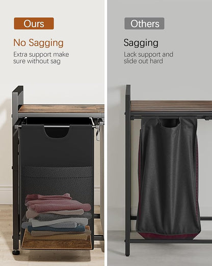 Lulive Double Laundry Hamper, 112L Laundry Sorter - Image 4