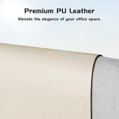 Aothia Leather Desk Pad Protector, Office Desk Mat, Large Mouse Pad, Laptop - Image 2