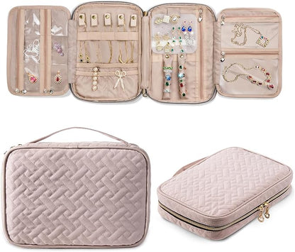 SFYBYHEART Travel Jewelry Organizer Case, Jewelry Travel Bags by SFYBYHEART