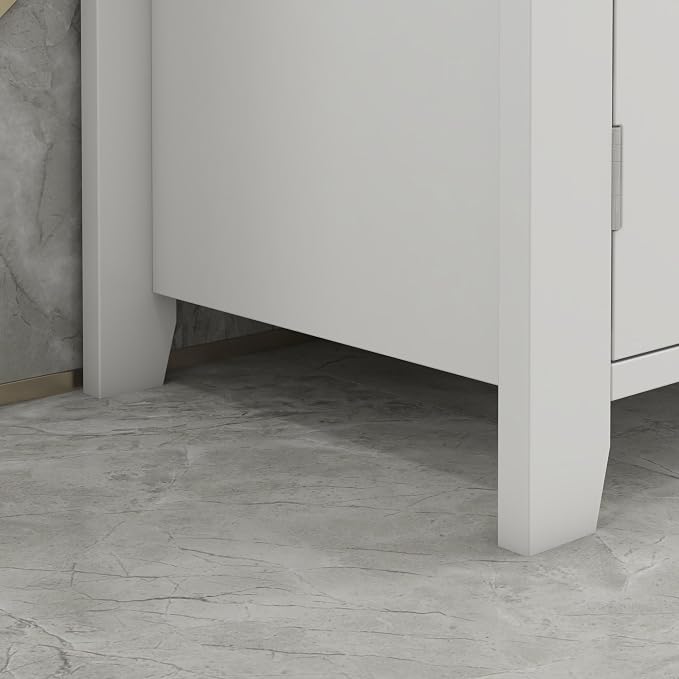 kleankin Pedestal Sink Storage Cabinet, Under Sink Cabinet - Image 10
