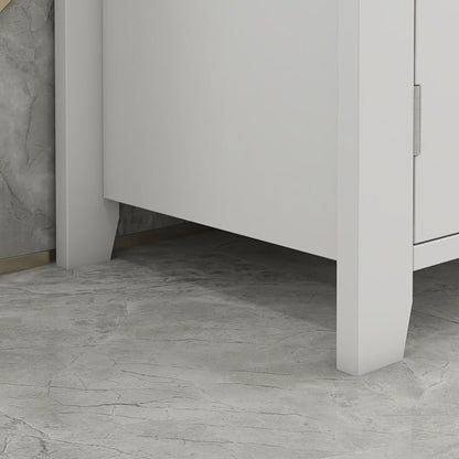 kleankin Pedestal Sink Storage Cabinet, Under Sink Cabinet - Image 10