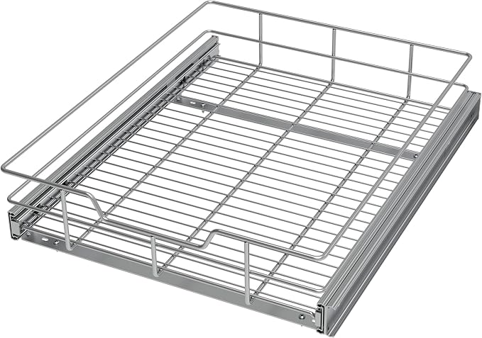 Pull Out Cabinet Organizer 17" W X 17" D, Slide Out Drawers by STORKING