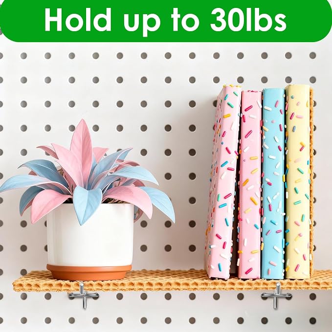 120pcs Pegboard Hooks Peg Board Shelving Hooks Peg Board Hook - Image 7