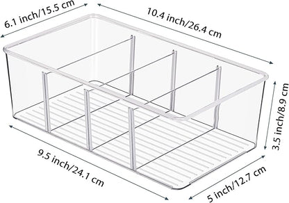 Vtopmart 4 Pack Food Storage Organizer Bins, Cabinet Organization and Storage - Image 2