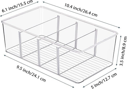 Vtopmart 2 Pack Food Storage Organizer Bins, Cabinet Organization and Storage - Image 3