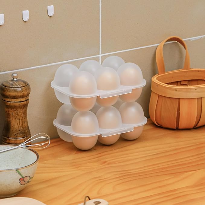 6 Grid Egg Holder Container Portable Carrier Box Hard Shell Storage Case - Image 4