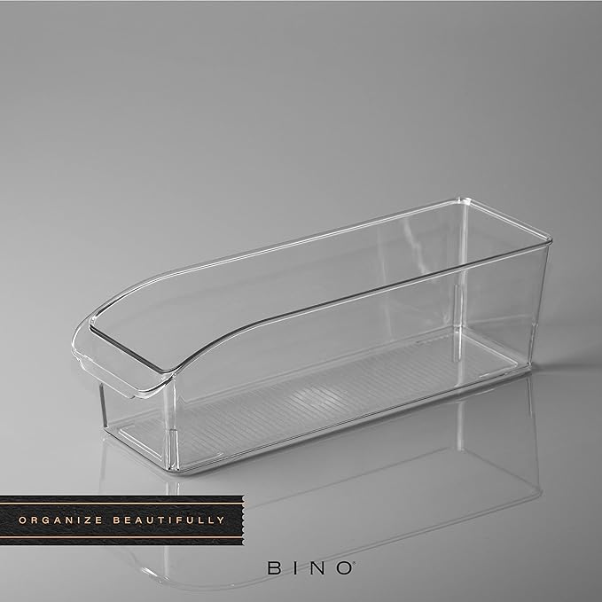 BINO | Plastic Storage Bins, Small | THE CURVE COLLECTION | Multi-Use Organizer - Image 6
