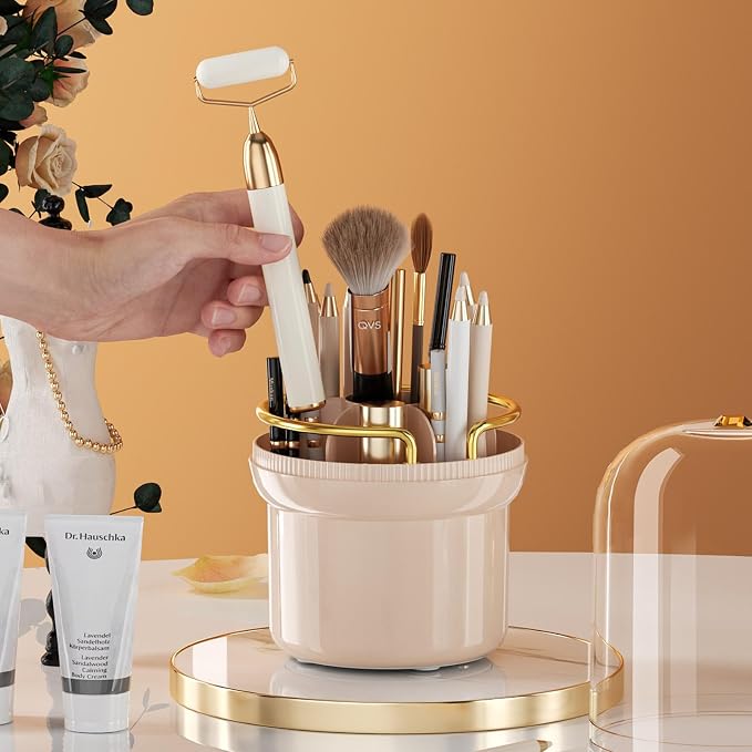 THE LIMIT 360 Degree Rotating Makeup Organizer Box, Dustproof Waterproof - Image 7