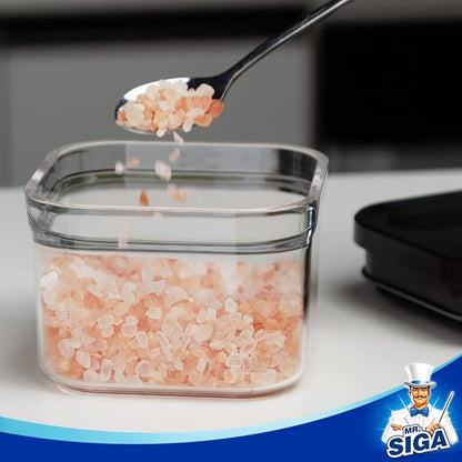 MR.SIGA 4 Pack Airtight Food Storage Container Set, BPA Free Kitchen Pantry - Image 2
