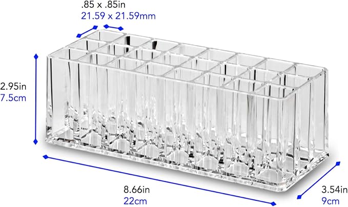 BY ALEGORY Acrylic Lip Gloss Organizer Makeup Storage Organization Refillablle - Image 5