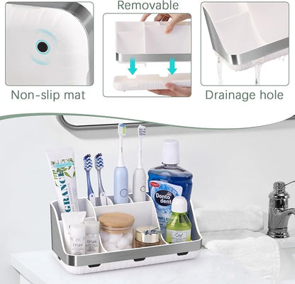 Toothbrush Holders for Bathrooms Countertop Organizer - Image 4