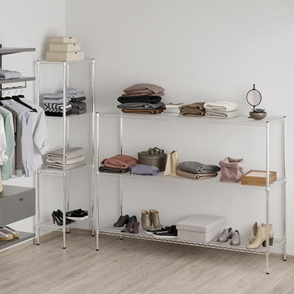 21" Deep x 72" Wide x 54" Height Wire Shelving Kit | 3-Tier | NSF Commercial - Image 6
