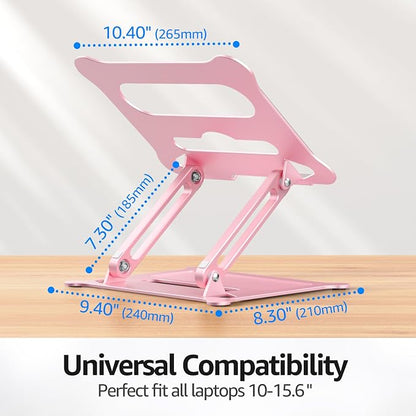 Urmust Laptop Stand for Desk Aluminum Computer Stand Riser Holder for Laptop - Image 7