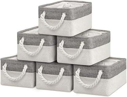 Storage Bins - Storage Baskets for Shelves Storage Cubes by Sacyic
