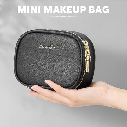 Small Makeup Bag with Led Mirror, Mini Travel Make up Bag 3 Light Modes - Image 5