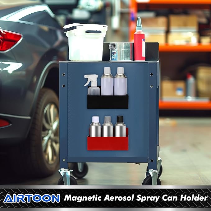 AIRTOON 2PCS Magnetic Aerosol Spray Can Holder, Magnetic Bottle Holder - Image 5