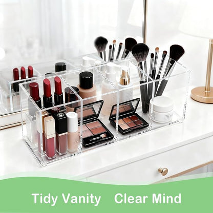 Clear Acrylic 4-Compartment Organizer Box, Small – Handcrafted, Eco-Friendly - Image 5