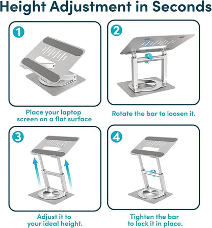 Lifelong 360 Rotating Ergonomic Laptop Stand - Image 8