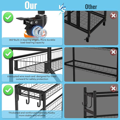 Sports Equipment Garage Organizer - Image 4