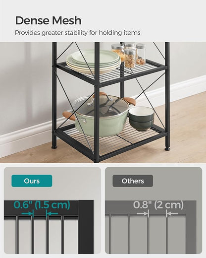 SONGMICS 5-Tier Metal Storage Rack, Shelving Unit - Image 5
