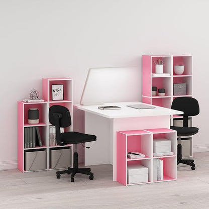 Furinno PASIR Book Shelf, 2-Tier Modern Bookshelf, Open Shelves Bookcase 9 x 12 - Image 2