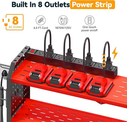 Warome Garage Tool Organizer Wall Mount - Image 2