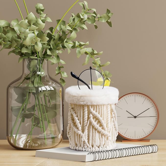 HOSROOME Glasses Holder for Nightstand Boho Decor Eyeglass Holder Stand for - Image 3