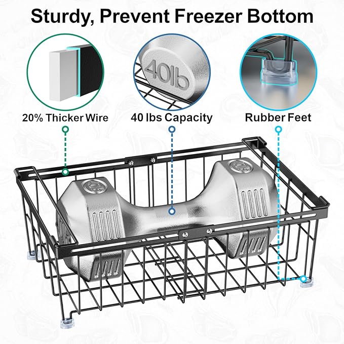 iSPECLE Chest Freezer Organizer Bins - Image 9