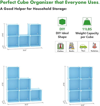 C&AHOME Cube Storage Organizer, 6-Cube Shelves Units, Closet Cabinet, DIY - Image 6