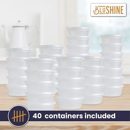 8 oz. Plastic Deli Food Storage Containers - Image 7